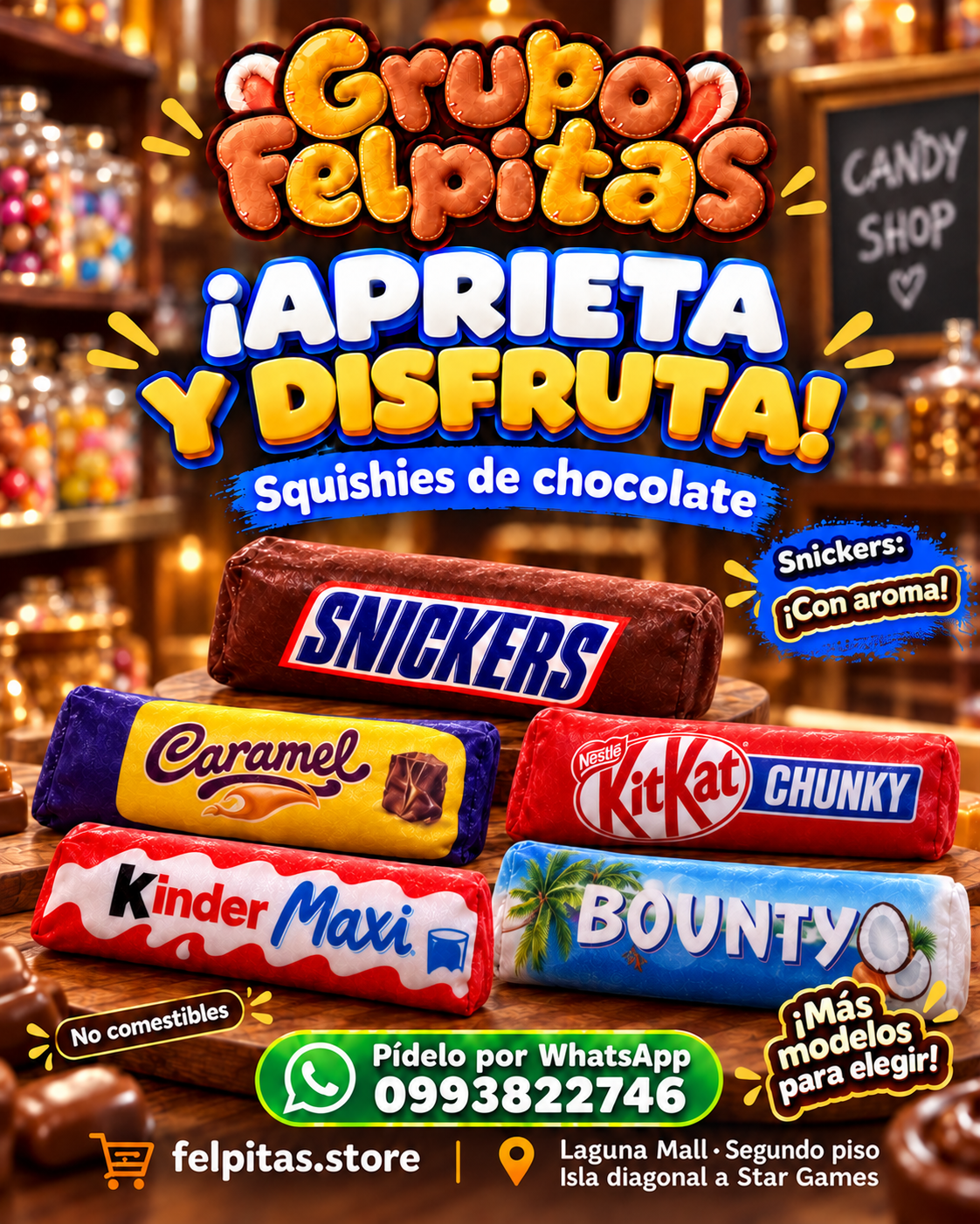 Contenido de producto Felpitas